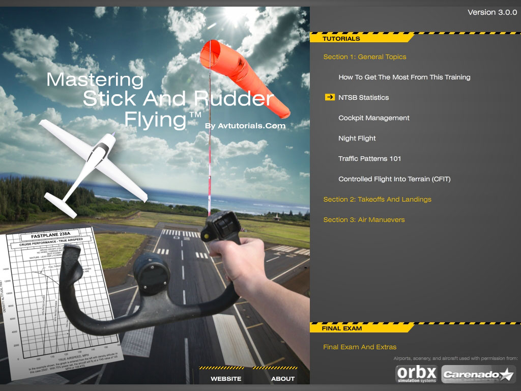 Mastering Stick And Rudder Flying 3.0 by Aviation Tutorials Company