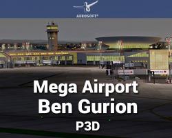 Mega Airport Ben Gurion Scenery for P3D