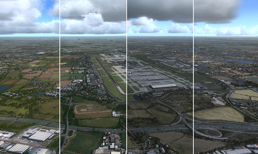 Flight simulator x london scenery themed