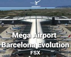 Mega Airport Barcelona Evolution Scenery