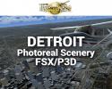 Detroit Photoreal Scenery Ultra-Res Cities for FSX/P3D