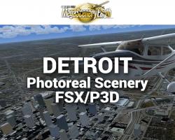 Detroit Photoreal Scenery Ultra-Res Cities