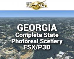 MegaSceneryEarth Georgia Complete State Photoreal Scenery