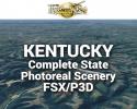 MegaSceneryEarth Kentucky Complete State Photoreal Scenery for FSX/P3D