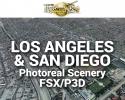 Los Angeles & San Diego Photoreal Scenery Ultra-Res Cities for FSX/P3D