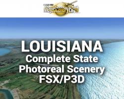 MegaSceneryEarth Louisiana Complete State Photoreal Scenery