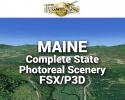 MegaSceneryEarth Maine Complete State Photoreal Scenery for FSX/P3D