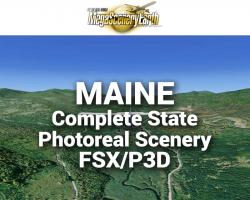 MegaSceneryEarth Maine Complete State Photoreal Scenery