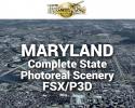MegaSceneryEarth Maryland Complete State Photoreal Scenery for FSX/P3D