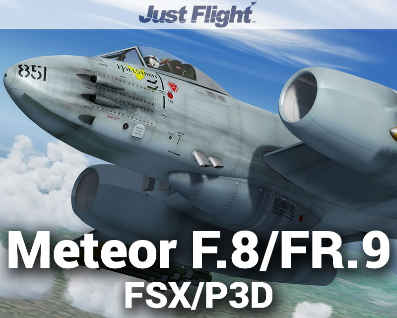 Meteor F.8/FR.9 for FSX/P3D by Just Flight