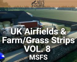 UK Airfields & Farm/Grass Strips Scenery Vol. 8