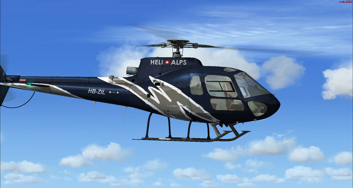 Aerospatiale AS350 Ecureuil for FSX/P3D by Nemeth Designs