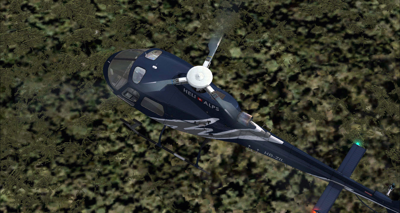 Aerospatiale AS350 Ecureuil for FSX/P3D by Nemeth Designs