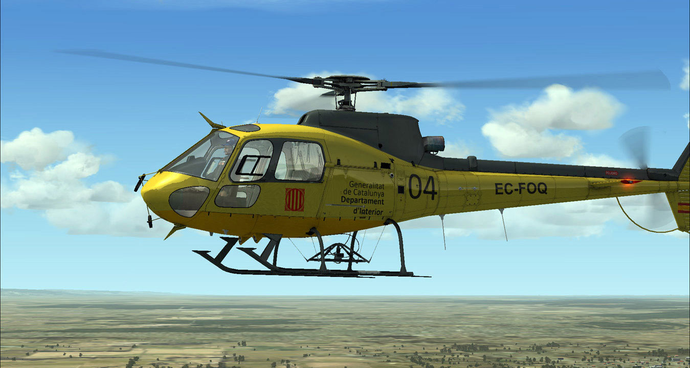 Aerospatiale AS350 Ecureuil for FSX/P3D by Nemeth Designs