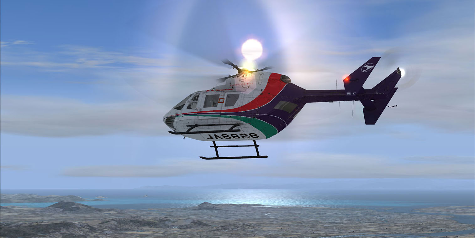 MBB/Kawasaki BK-117 B2 for FSX by Nemeth Designs