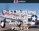 P-51 Mustang Civilian Accu-Sim for P3D/FSX