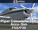 Piper Comanche 250 Accu-Sim for FSX/P3D