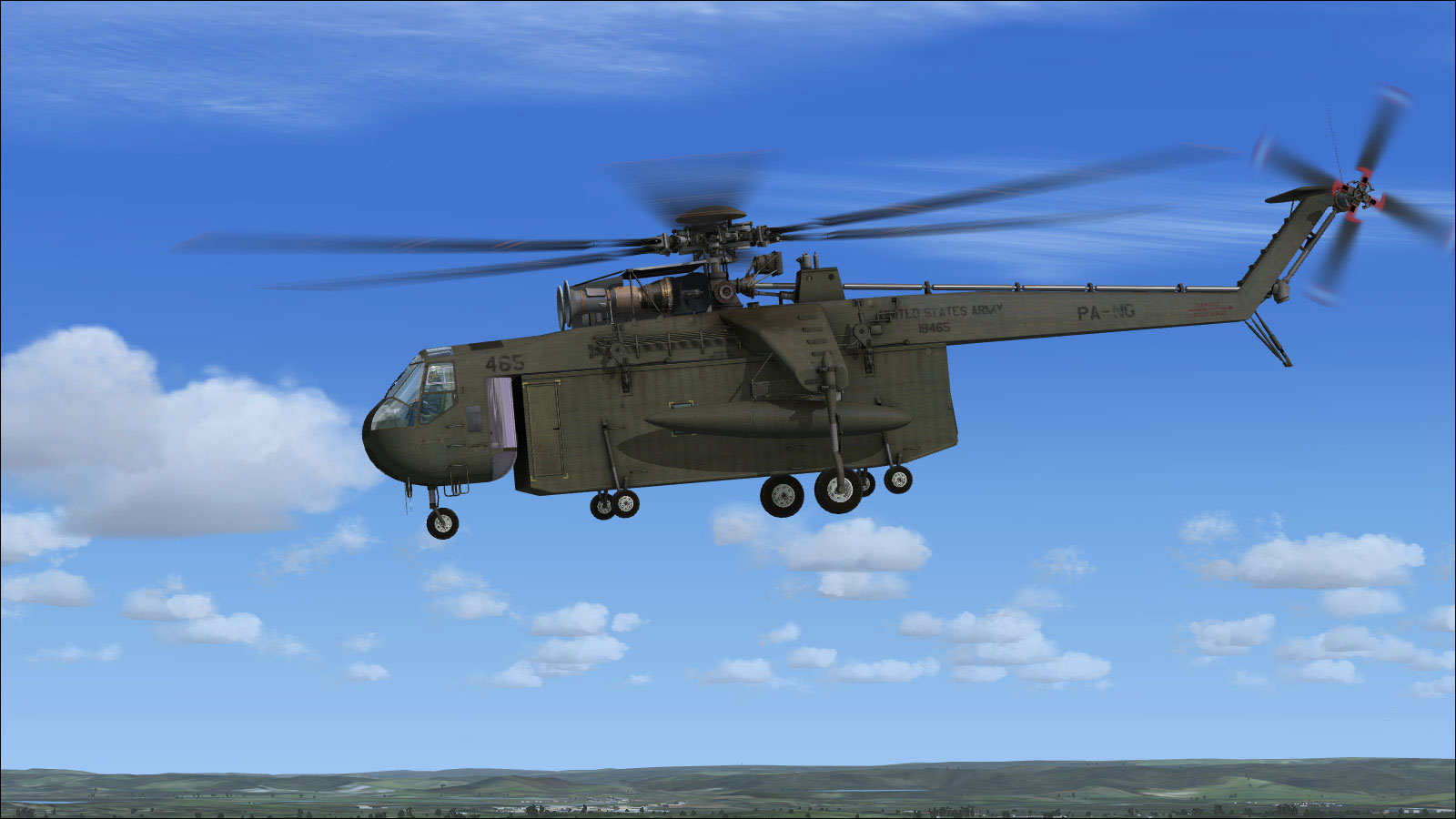 Sikorsky Ch 54a Tarhe And Erickson S 64e Aircrane Skycrane For Fsxp3d 