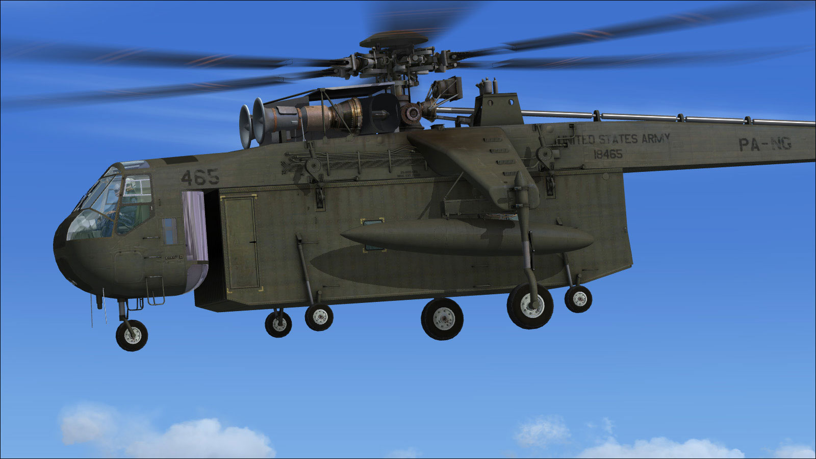 Sikorsky Ch 54a Tarhe And Erickson S 64e Aircrane Skycrane For Fsxp3d 