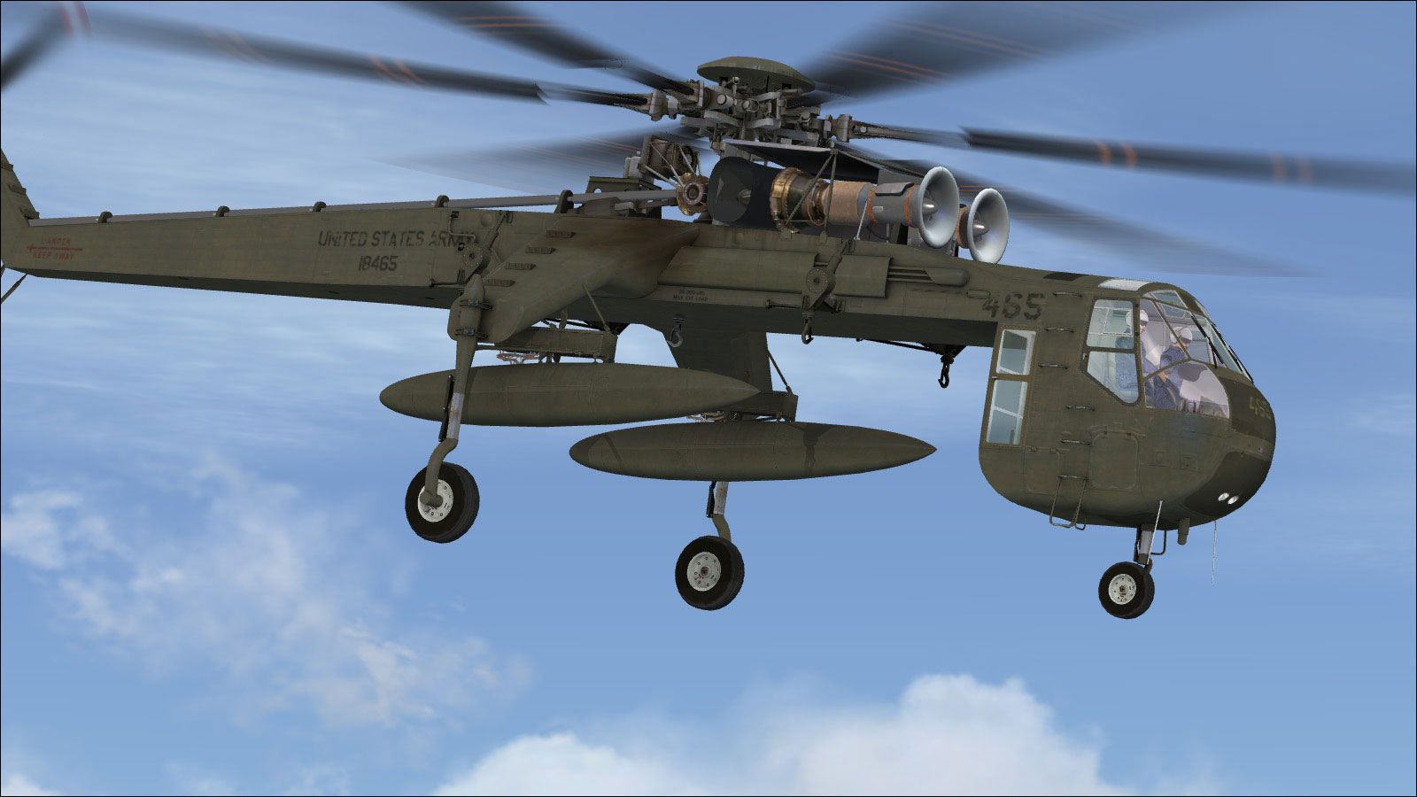 Sikorsky Ch 54a Tarhe And Erickson S 64e Aircrane Skycrane For Fsxp3d 