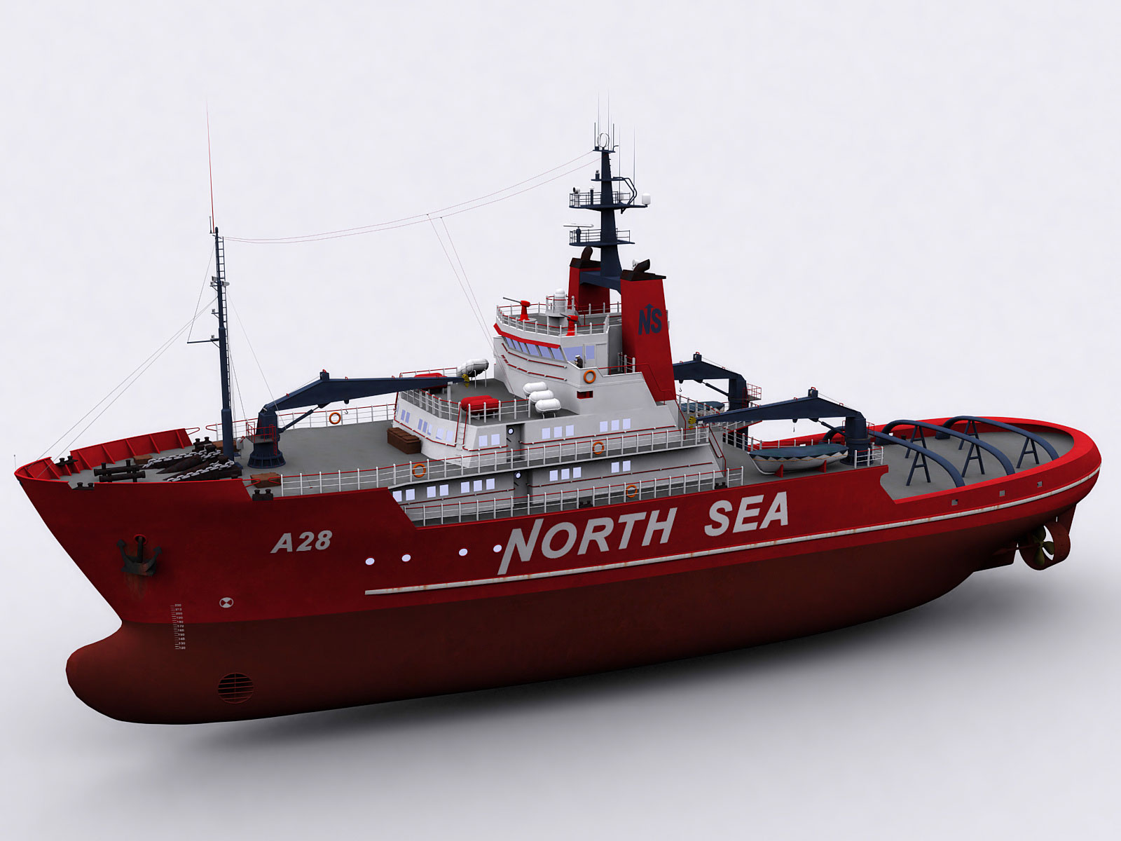 Smit Rotterdam Heavy Tug Boat for FSX by Deltasim Studio