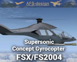 Supersonic Concept Gyrocopter for FSX/FS2004 Supersonic Concept Gyrocopter for FSX/FS2004