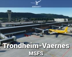 Airport Trondheim-Vaernes (ENVA) Scenery