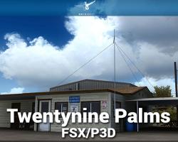 KTNP Twentynine Palms Airport Scenery for FSX/P3D KTNP Twentynine Palms Airport Scenery for FSX/P3D