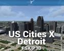 Detroit Scenery US Cities X for FSX/P3D Detroit Scenery US Cities X for FSX/P3D