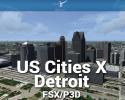 Detroit Scenery US Cities X for FSX/P3D