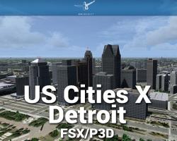 Detroit Scenery US Cities X