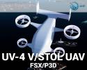 UV-4 V/STOL UAV for FSX/P3D