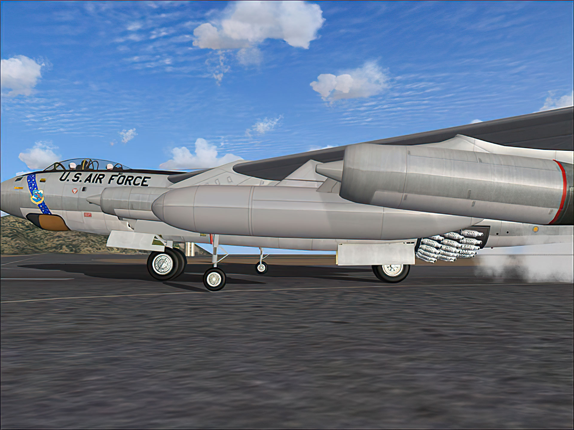 Boeing B-47E Stratojet for FSX/FS2004 by Virtavia