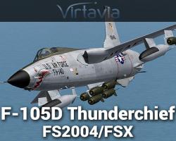 F-105D Thunderchief for FSX/FS2004 F-105D Thunderchief for FSX/FS2004