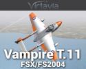 de Havilland Vampire T.11 for FSX/FS2004