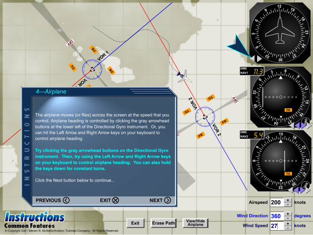 VOR NDB Simulator by Aviation Tutorials Company