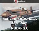 Curtiss P-40 Warhawk Accu-Sim for P3D/FSX