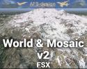 World & Mosaic v2 Global Scenery Enhancement for FSX